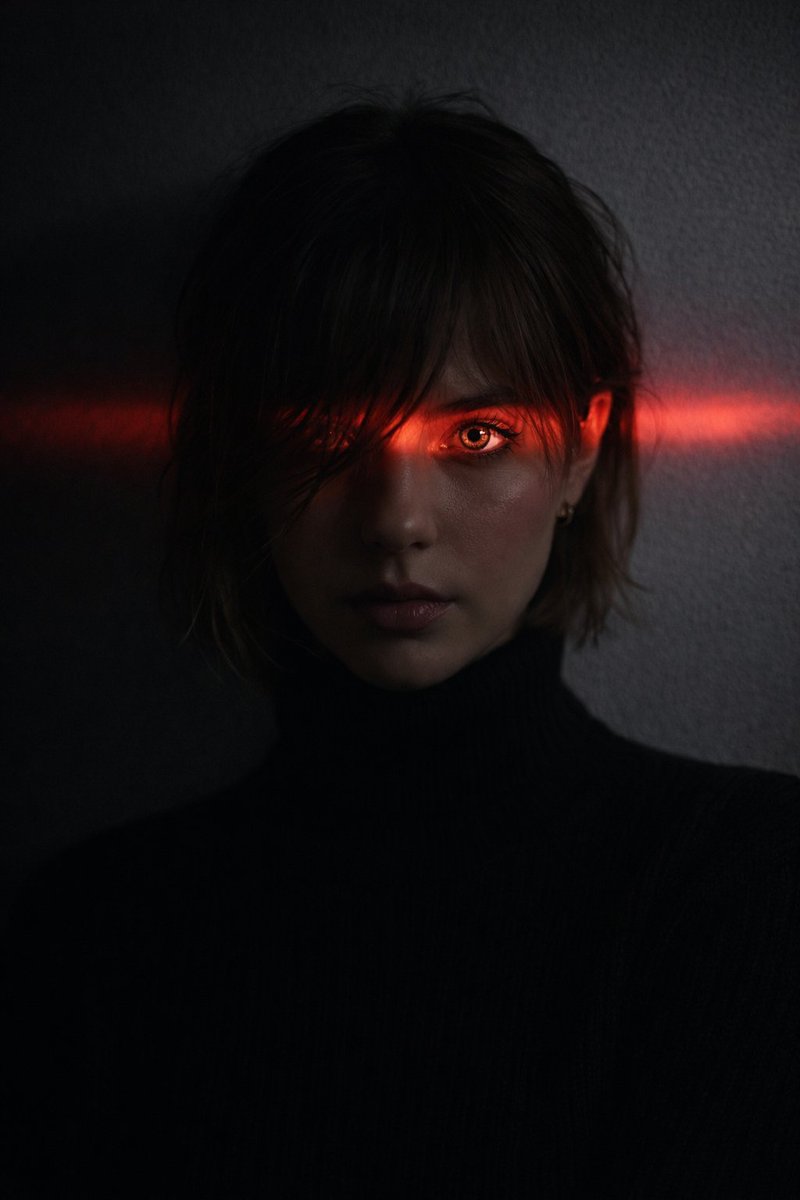 Ultra realistic dramatic portrait of a man or woman (from uploaded image) messy...