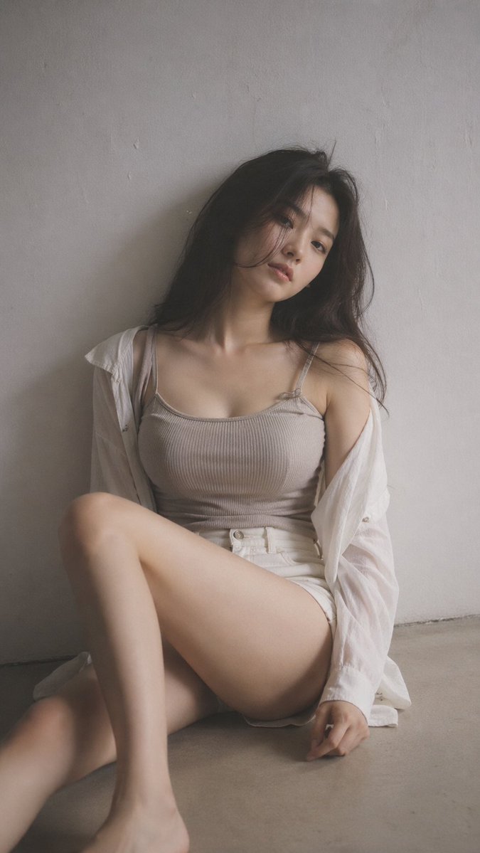 9:16 vertical — editorial portrait single subject soft black mist filter subtle...